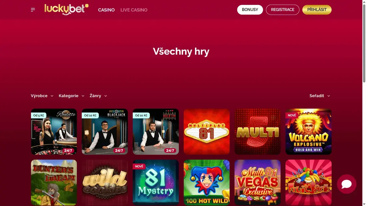 LuckyBet screenshot